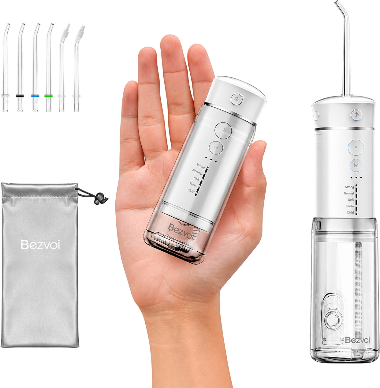 Bezvoi portable water flosser